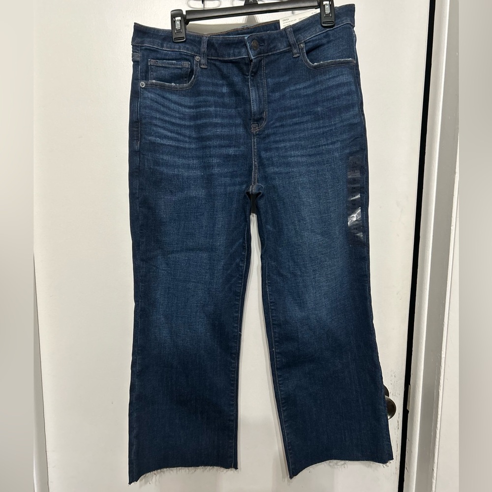 American Eagle Kick Boot Crop Jeans 14 short
